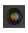 Spot en saillie carré Chloe 7W - CCT, noir, UGR19, 90x90mm, 230V, source lumineuse incl.