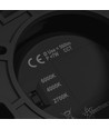 Spot en saillie carré Chloe 7W - CCT, noir, UGR19, 90x90mm, 230V, source lumineuse incl.