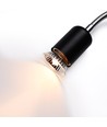 Lampe chauffante pour reptiles UVA/UVB - 50W, avec ampoule et support à pince