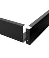 Cadre Algine 600x600 - pour luminaire de surface monté, fixe, noir