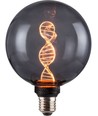 Globe LED Vintage DNA G125 E27 3,5W dimmable - 1800K, Verre fumé, 60lm