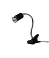 Lampe chauffante pour reptiles UVA/UVB - 50W, avec ampoule et support à pince