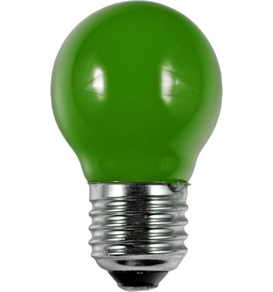 Ampoule LED filament E27 1W G45 - Vert, Party Colour Premium