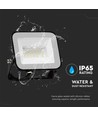 Projecteur LED Slimline 20W V-Tac - Puce Samsung, boîtier noir, IP65 extérieur
