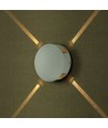 Applique murale LED V-Tac 4W - IP65, blanche, ronde, 4 faisceaux, 4000K, source incluse