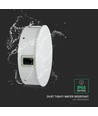 Applique murale LED V-Tac 4W - IP65, blanche, ronde, 4 faisceaux, 4000K, source incluse