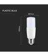 Ampoule LED E27 7,5W - T37, 3000K