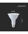 Ampoule LED E27 11W PAR30 - 4000K, Puce LED Samsung