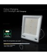 Projecteur LED 100W, CCT - 120lm/W, IP65, puce CREE, garantie 6 ans, série Slimline