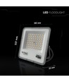 Projecteur LED 50W garantie 6 ans - CCT 3-en-1, puce CREE, série Slimline