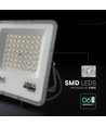 Projecteur LED 50W garantie 6 ans - CCT 3-en-1, puce CREE, série Slimline