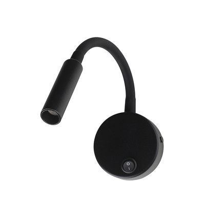 Applique de lit LED V-Tac 3W - Puce CREE, noir, blanc chaud
