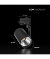 Projecteur sur rail triphasé V-Tac 35W - LED CREE, 6400K, noir, garantie 6 ans