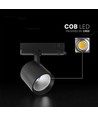 Projecteur sur rail triphasé V-Tac 30W - Noir, 3000K, puce CREE, garantie 6 ans