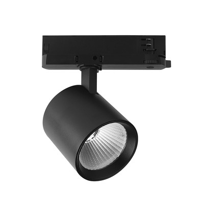 Projecteur sur rail triphasé V-Tac 30W - Puce CREE, noir, 4000K, garantie 6 ans