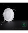 Plafonnier LED V-Tac 8W/16W/20W avec capteur et secours - 135lm/W, IP54, CCT 3-en-1, Hublot, Puce Cree