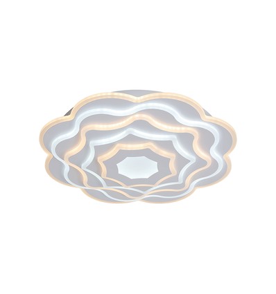 Plafonnier LED V-Tac 100W dimmable CCT - Blanc, télécommande incluse, changement de couleur 3-en-1