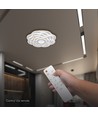 Plafonnier LED V-Tac 100W dimmable CCT - Blanc, télécommande incluse, changement de couleur 3-en-1