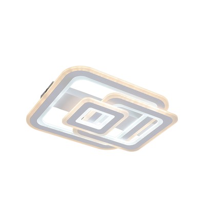 Plafonnier LED V-Tac 80W - CCT 3-en-1, dimmable, blanc, avec télécommande