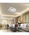 Plafonnier LED V-Tac 80W - CCT 3-en-1, dimmable, blanc, avec télécommande