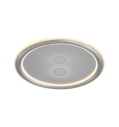 Plafonnier LED V-Tac 50W dimmable - CCT 3-en-1, Gris, avec télécommande