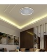 Plafonnier LED V-Tac 50W dimmable - CCT 3-en-1, Gris, avec télécommande