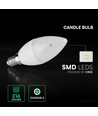 Ampoule LED flamme E14 5,5W dimmable - Puce Cree, 4000K, garantie 6 ans