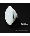 Ampoule LED piscine V-Tac 8W RGB PAR56 avec télécommande - IP68, 12V, télécommande incluse