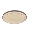 Plafonnier design V-Tac 30W/60W/30W - CCT, dimmable, bordure marron, avec télécommande