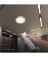 Plafonnier design V-Tac 30W/60W/30W - CCT, dimmable, bord noir, télécommande incluse