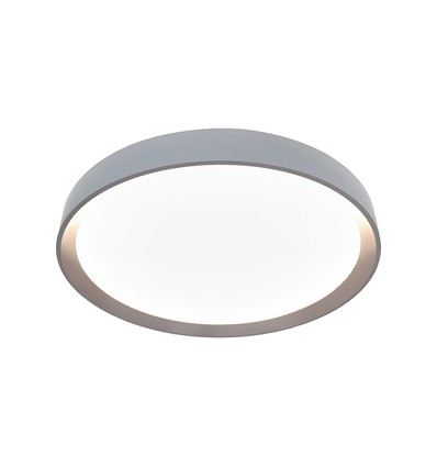 Plafonnier LED V-Tac 30W/60W/30W - CCT 3-en-1, dimmable, télécommande, bord marron foncé, Ø43cm