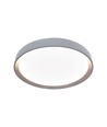 Plafonnier LED V-Tac 30W/60W/30W - CCT 3-en-1, dimmable, télécommande, bord marron foncé, Ø43cm