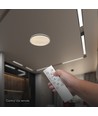 Plafonnier LED V-Tac 60W avec télécommande - CCT 3-en-1, dimmable, bord gris, design domelight