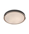 Plafonnier LED V-Tac 30W/60W/30W aspect bois - 3-en-1 CCT, télécommande