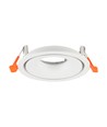 Spot encastrable GU10 - Rond, blanc, aluminium, sans ampoule