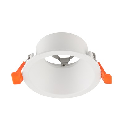 Spot encastrable GU10, anti-éblouissement - Rond, blanc, Deep Anti Glare, sans source