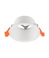 Spot encastrable GU10, anti-éblouissement - Rond, blanc, Deep Anti Glare, sans source