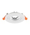 Spot encastrable GU10 - Rond, blanc, aluminium, sans source lumineuse