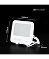 Projecteur LED V-Tac 50W - 135lm/W, IP65, blanc, 6500K, puce Cree, garantie 6 ans