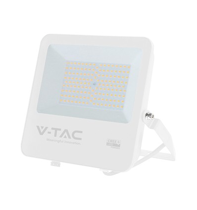 Projecteur LED 100W - 135lm/W, IP65, boîtier blanc, garantie 6 ans, puce CREE