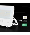 Projecteur LED 100W - 135lm/W, IP65, boîtier blanc, garantie 6 ans, puce CREE
