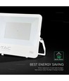 Projecteur LED V-Tac 200W - 135lm/W, IP65, boîtier blanc, LED Cree, garantie 6 ans