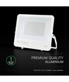 Projecteur LED V-Tac 200W - 135lm/W, IP65, boîtier blanc, LED Cree, garantie 6 ans
