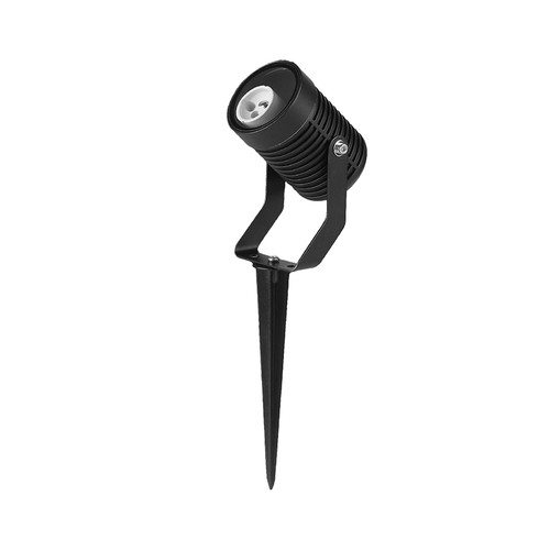 Spot de jardin GU10 avec piquet - Noir, aluminium, IP65 extérieur, sans ampoule