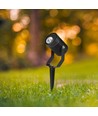 Spot de jardin GU10 avec piquet - Noir, aluminium, IP65 extérieur, sans ampoule