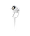 Spot de jardin GU10 avec piquet - Blanc, aluminium, IP65, sans ampoule