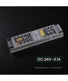 Alimentation Slim 75W / 24V DC pour rubans LED - 3,1A, IP20