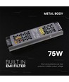 Alimentation Slim 75W / 24V DC pour rubans LED - 3,1A, IP20