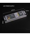 Alimentation 150W / 24V DC pour rubans LED - 6,25A, IP20, Slim