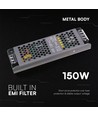 Alimentation 150W / 24V DC pour rubans LED - 6,25A, IP20, Slim